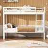 Etagenbett für Kinder 90x200 cm Weiß aus  Kiefernholz mit Produktbild-Vorschau 7