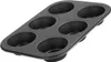 6er-Muffinform Black Metallic, 28x19x3 cm Produktbild-Vorschau 1