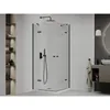 A modern bathroom with a glass shower enclosure and a vanity. Podgląd zdjęcia produktu