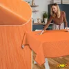 Tischdecke Wachstuch Einfarbig Rot Robust Wasserabweisend Produktbild-Vorschau 5