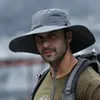 Sonnenhut Herren – Anglerhut Dunkelblau – breite Krempe, Produktbild-Vorschau 5