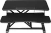 Réhausseur de bureau ajustable en hauteur, 80 x 40 cm, noir Voir les images du produit 4