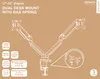 Deltaco ARM-0351 Monitorhalterung / Ständer 81,3 cm (32") Produktbild-Vorschau 9