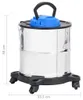 vidaXL Aschesauger mit HEPA-Filter 1200W 20 L Edelstahl Produktbild-Vorschau 7