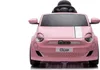 Front view of a pink toy Fiat 500 car on a white background. Náhľad obrázku produktu