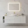 RODAN | Waschbeckenunterschrank - Weiß - 160 cm - Mit Produktbild-Vorschau 4