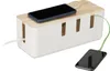 relaxdays Kabelbox weiß Produktbild-Vorschau 1