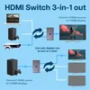 MMOBIEL 4K@60Hz HDMI Switch 3 in 1 Out- HDMI Produktbild-Vorschau 2