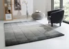 Hochflor Teppich Hermosa Shaggy Langflor Kästchen in Grau Produktbild-Vorschau 1
