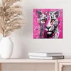 DEQOART Glasbild Echtglas 30x30 cm 'Urbaner Tigerblick' Produktbild-Vorschau 4