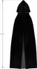 Oblique Unique Umhang schwarz Cape für Hexe Zauberer Kostüm Produktbild-Vorschau 2