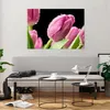 Bilder auf glas - Tulpe Blumen Tau - 100x70cm - Glasbilder Produktbild-Vorschau 6