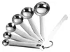 2 x 6  teiliges Messlöffel Set Edelstahl | Dosierlöffel mit Produktbild-Vorschau 6