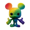 A rainbow-colored Mickey Mouse Funko Pop! vinyl figure is shown against a white background. Anteprima dell’immagine prodotto