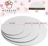 Wenburg Premium Tortenunterlagen 4er-Set - Gold & Siber Produktbild-Vorschau 2