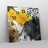 Wanduhr - Quadrat - Glasuhr - Abstraktion Muster Flecken - Produktbild-Vorschau 4