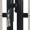 The Living Store Zauntor (Einzeltor) Schwarz 300x150 cm Produktbild-Vorschau 5