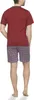 Moonline - Herren Shorty Schlafanzug kurz Pyjama mit Produktbild-Vorschau 2