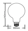 Trio E27 6W 985-6810 LED-Kugel, Sockel E27, 6 Watt, Produktbild-Vorschau 4