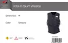 F2 Herren Prallschutz Weste Kite & Surf Weste  M Schwarz Produktbild-Vorschau 2