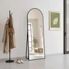 Specchio a figura intera UnboxG, 177x77 cm, nero, con Anteprima dell’immagine prodotto 6