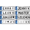 1x Kennzeichen Junior D-Kennzeichen mit Muster 34cm x 9cm Produktbild-Vorschau 2