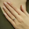 0,21 Carat Diamant Antragsring 14 Karat Weißgold Produktbild-Vorschau 2