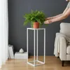 DanDiBo Sgabello per fiori in metallo bianco quadrato da 50 Anteprima dell’immagine prodotto 8