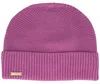 Seeberger Beanie mit Rippstrick-Umschlag in rosa