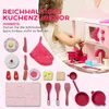 AIYAPLAY Kinderküche Spielküche mit Backofen, Herd, Spüle, Produktbild-Vorschau 5