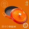 LAVA Bräter orange Ø 25 cm, Serie Casseroles round Höhe: Produktbild-Vorschau 5