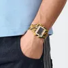 Adidas Uni Uhr DIGITAL TWO Edelstahl schwarz-gold AOST26033 Produktbild-Vorschau 5