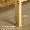 HOMCOM Badregal Standregal mit 3 Ebenen, Bambusregal, Produktbild-Vorschau 6