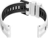 INF Bílý a Černý silikonový řemínek na hodinky pro Garmin Náhled obrázku produktu 1