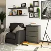 Comò elegante K60 con tre cassetti in colore grigio grafite Anteprima dell’immagine prodotto 4