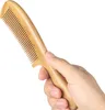 Handgefertigter 100 % natürlicher Haarkamm aus grünem Produktbild-Vorschau 2