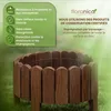 Floranica Bordure de pelouse 30 x 100 cm Brun foncé Bordure Voir les images du produit 9