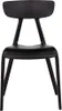 A black chair on a white background. Podgląd zdjęcia produktu