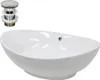 LuxeBath Waschbecken Aufsatzwaschbecken Oval, 59x39x20 cm, Produktbild-Vorschau 1