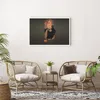 Poster - Poster ohne Rahmen - Frau Katze Blumen - 91,5x61 Produktbild-Vorschau 5