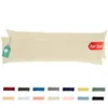 Jersey Kissenbezug 2er Set 40x145 cm 100% Baumwolle Creme Produktbild-Vorschau 1