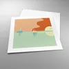 Poster - Poster ohne Rahmen - Sonne Segelschiff Laterne - Produktbild-Vorschau 3