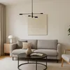 LUMILED Pendelleuchte Schwarz Modern Kronleuchter 4 Flammig Produktbild-Vorschau 6