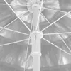 vidaXL Ombrellone Hawaii Bianco 240 cm Anteprima dell’immagine prodotto 8