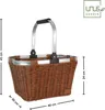 UNUS® Korb im Rattan-Optik, Einkaufskorb mit Klappgriff, Produktbild-Vorschau 5