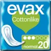 Evax Bavlnalike Normal hygienické vložky s 20 kusmi Náhľad obrázku produktu 2