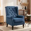 HOMCOM Ohrensessel Gepolstert Sessel mit Tufting, hoher Produktbild-Vorschau 2