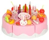 Cuisine de découpe de gâteau d'anniversaire 75 el. rose Voir les images du produit 9