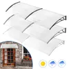 NAIZY Stříška na vchodové dveře 150 x 100 cm - průhledná Náhled obrázku produktu 11