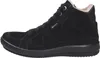 A side view of a black suede boot. Anteprima dell’immagine prodotto